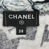シャネル CHANEL 総柄ハーフジップ ベロアトップス P74548 ブラック ビスコース78% ポリアミド20％ エラスタン2% レディース その他トップス