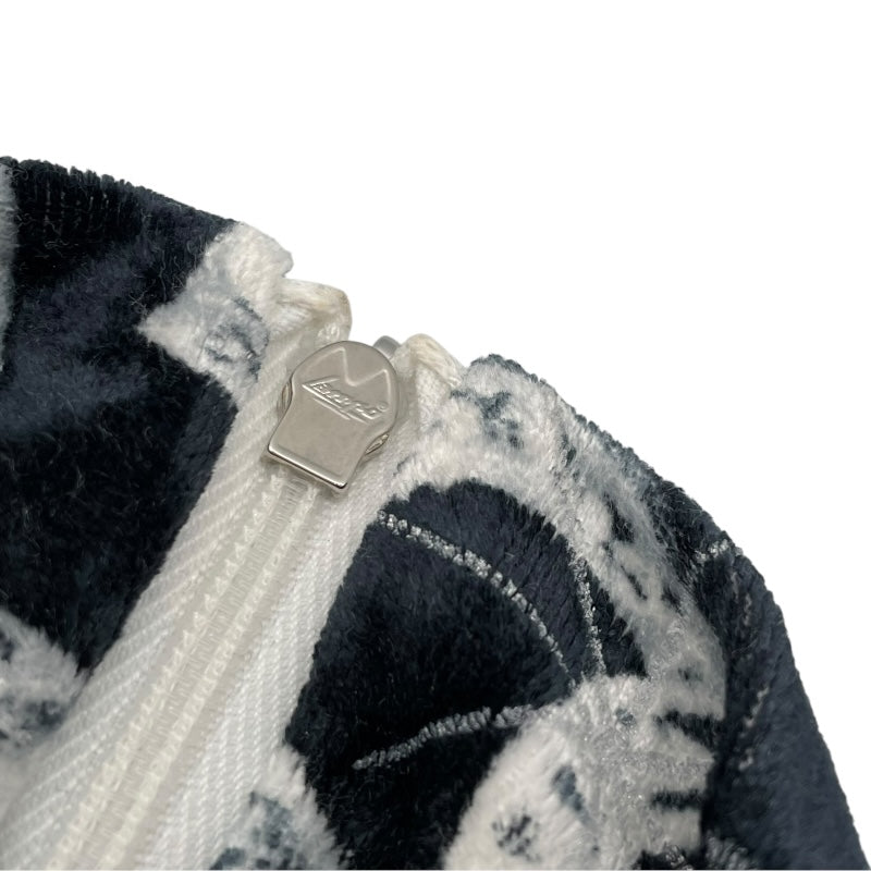 シャネル CHANEL 総柄ハーフジップ ベロアトップス P74548 ブラック ビスコース78% ポリアミド20％ エラスタン2% レディース その他トップス