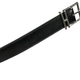 エルメス HERMES リバーシブルベルト 90cm A刻 ブラック×ゴールド シルバー金具 ボックスカーフ/トゴ ユニセックス ベルト