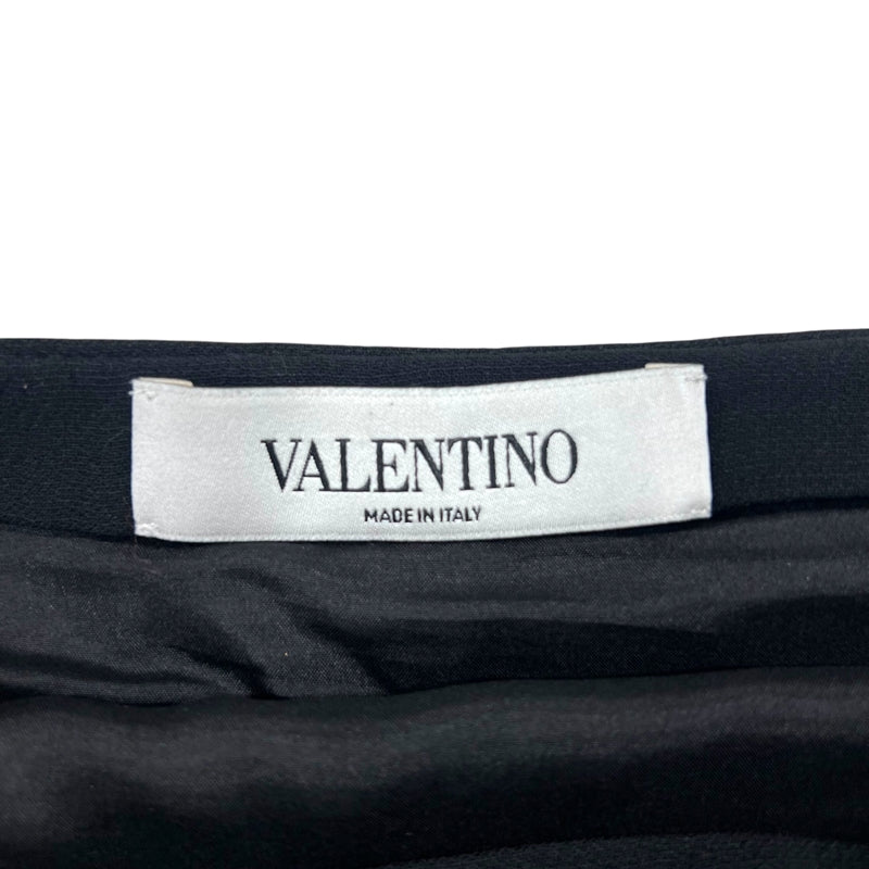 ヴァレンティノ VALENTINO スカート 40 ブラック ウール/シルク レディース スカート