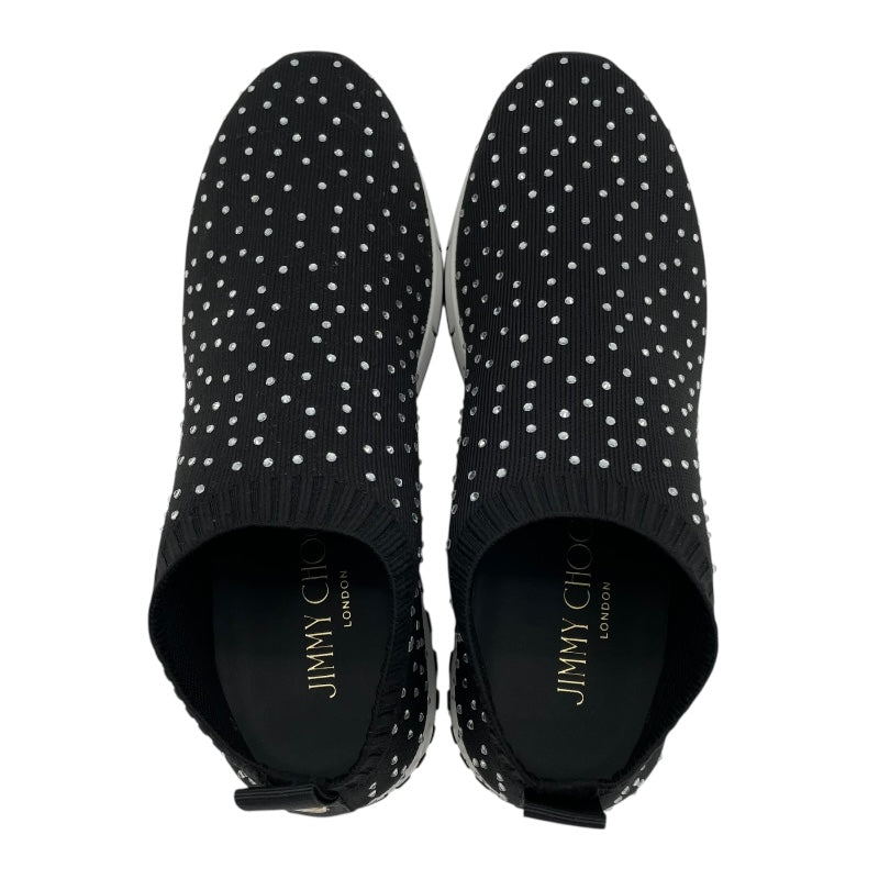 ジミーチュウ JIMMY CHOO ストーン装飾ソックススニーカー ブラック　 レディース スニーカー