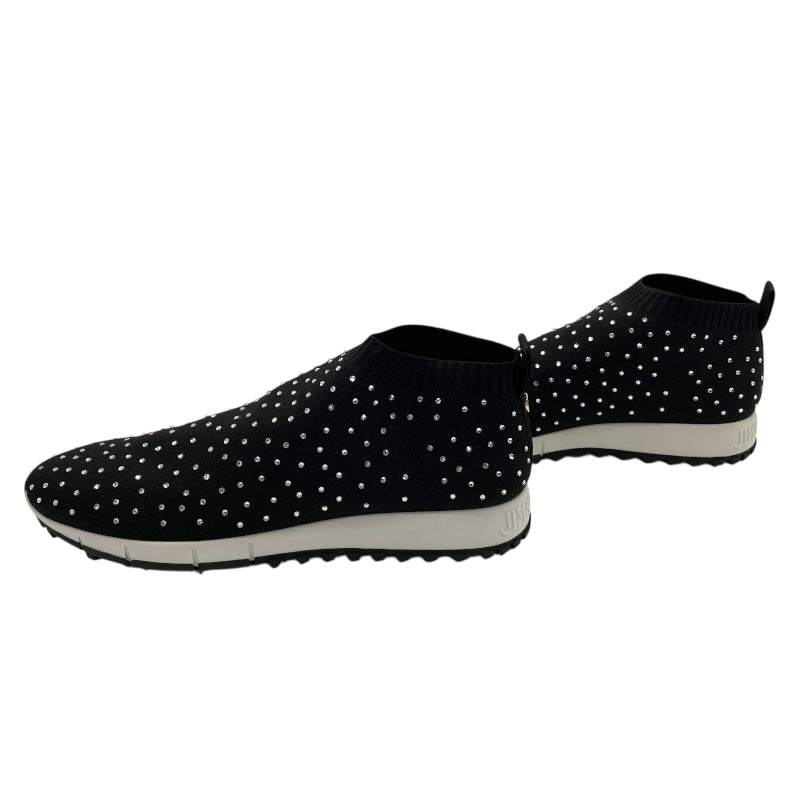 ジミーチュウ JIMMY CHOO ストーン装飾ソックススニーカー ブラック　 レディース スニーカー