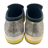 ジミーチュウ JIMMY CHOO グリッタースリッポン シルバー×イエロー 38 グリッター レディース スリッポン