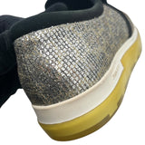 ジミーチュウ JIMMY CHOO グリッタースリッポン シルバー×イエロー 38 グリッター レディース スリッポン