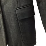 サルヴァトーレ・フェラガモ Salvatore Ferragamo テーラードジャケット 38 AW/F ブラック ウール レディース テーラードジャケット
