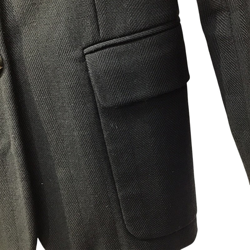 サルヴァトーレ・フェラガモ Salvatore Ferragamo テーラードジャケット 38 AW/F ブラック ウール レディース テーラードジャケット