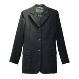 サルヴァトーレ・フェラガモ Salvatore Ferragamo テーラードジャケット 38 AW/F ブラック ウール レディース テーラードジャケット