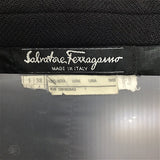 サルヴァトーレ・フェラガモ Salvatore Ferragamo テーラードジャケット 38 AW/F ブラック ウール レディース テーラードジャケット