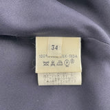 エルメス HERMES 総柄シルクブラウス パープル シルク レディース 長袖シャツ