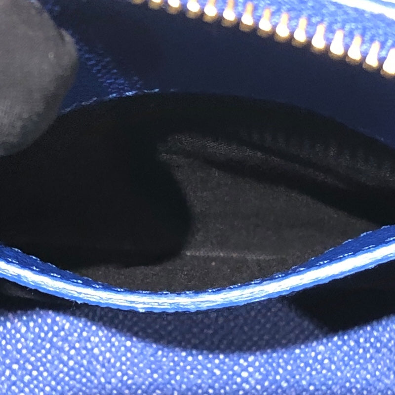 バレンシアガ BALENCIAGA ヴィルXXS 525050 0OT0M ブルー・ゴールド金具 レザー レディース ハンドバッグ