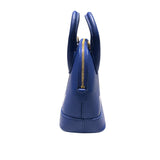 バレンシアガ BALENCIAGA ヴィルXXS 525050 0OT0M ブルー・ゴールド金具 レザー レディース ハンドバッグ