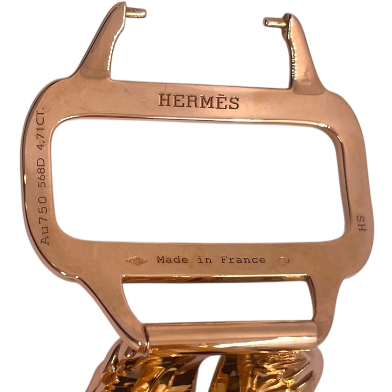 エルメス HERMES アルシミ 6アイコンダイヤバングル SHサイズ K18ピンクゴールド 750PG ダイヤモンド ジュエリー