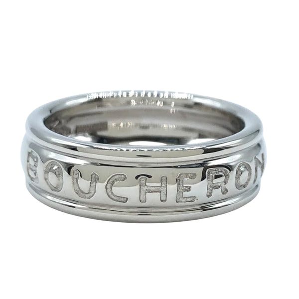 ブシュロン BOUCHERON ロゴリング K18WG ジュエリー