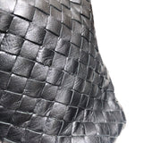 ボッテガ・ヴェネタ BOTTEGA VENETA イントレチャートショルダーバッグ ブラック レザー・ハラコ メンズ ショルダーバッグ