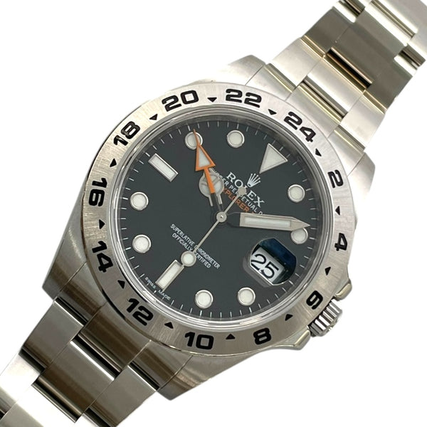 ロレックス ROLEX エクスプローラー2 216570 ブラック SS 自動巻き メンズ 腕時計