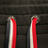 モンクレール MONCLER ロゴワッペンスウェットパンツ 8H000 ブラック コットン メンズ パンツ