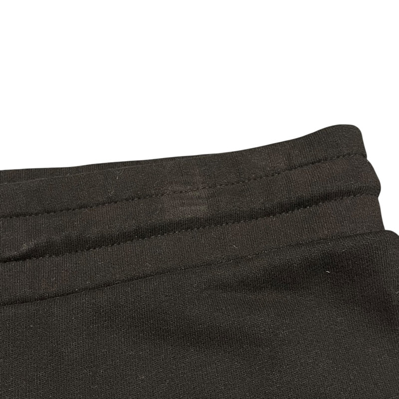 モンクレール MONCLER ロゴワッペンスウェットパンツ 8H000 ブラック コットン メンズ パンツ