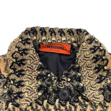 ミッソーニ MISSONI 総柄ニットコート ベージュ コットン レディース その他アウター