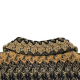 ミッソーニ MISSONI 総柄ニットコート ベージュ コットン レディース その他アウター