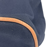エルメス HERMES ボリードポーチTGM ネイビー SV金具 キャンバス/レザー ユニセックス その他小物