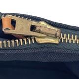 エルメス HERMES ボリードポーチTGM ネイビー SV金具 キャンバス/レザー ユニセックス その他小物
