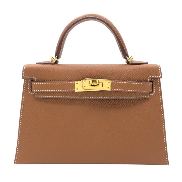 エルメス HERMES ミニケリー２ B刻 ゴールド　GD金具 エプソン レディース ショルダーバッグ