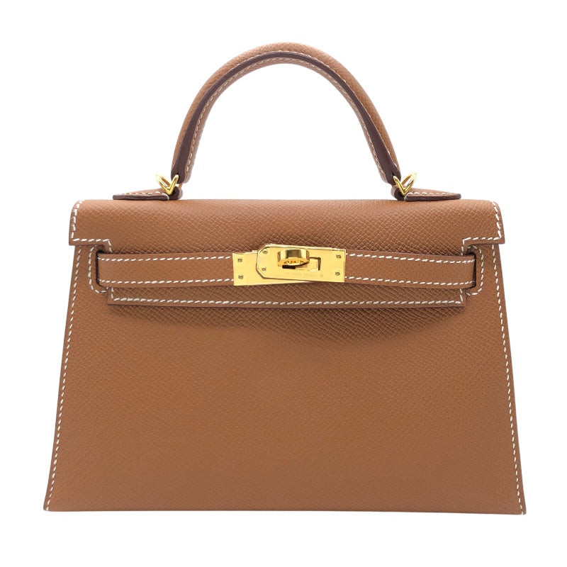 エルメス HERMES ミニケリー２ B刻 ゴールド　GD金具 エプソン レディース ショルダーバッグ