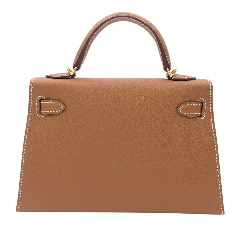 エルメス HERMES ミニケリー２ B刻 ゴールド　GD金具 エプソン レディース ショルダーバッグ