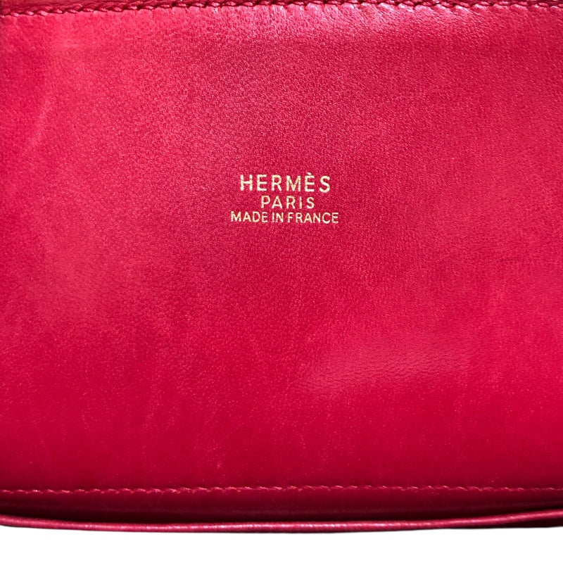 エルメス HERMES ボリード31 □D刻印 ルージュヴィフ・ゴールド金具 クシュベル レディース ハンドバッグ