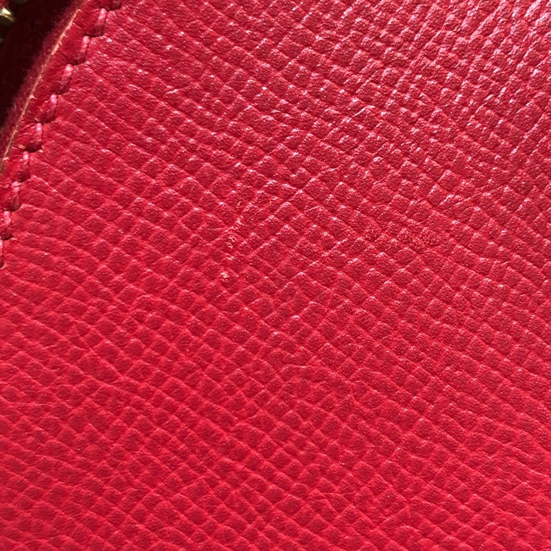 エルメス HERMES ボリード31 □D刻印 ルージュヴィフ・ゴールド金具 クシュベル レディース ハンドバッグ