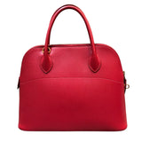 エルメス HERMES ボリード31 □D刻印 ルージュヴィフ・ゴールド金具 クシュベル レディース ハンドバッグ
