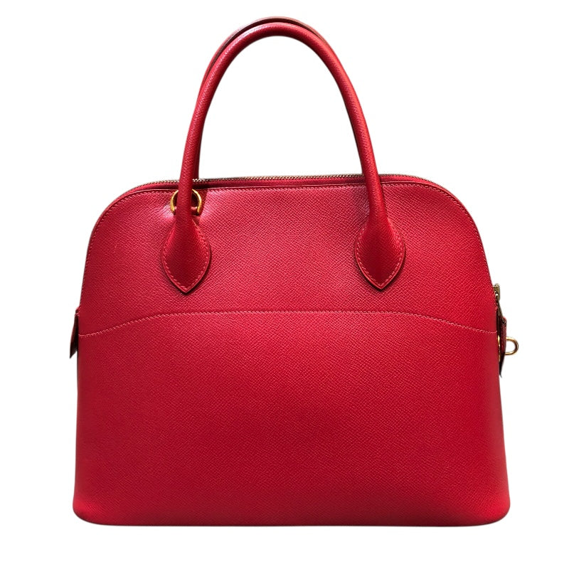 エルメス HERMES ボリード31 □D刻印 ルージュヴィフ・ゴールド金具 クシュベル レディース ハンドバッグ