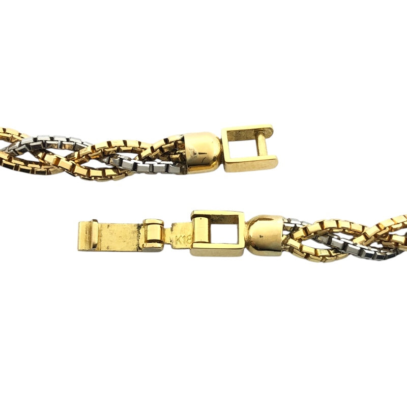デザインネックレス K18YG/K18WG ジュエリー