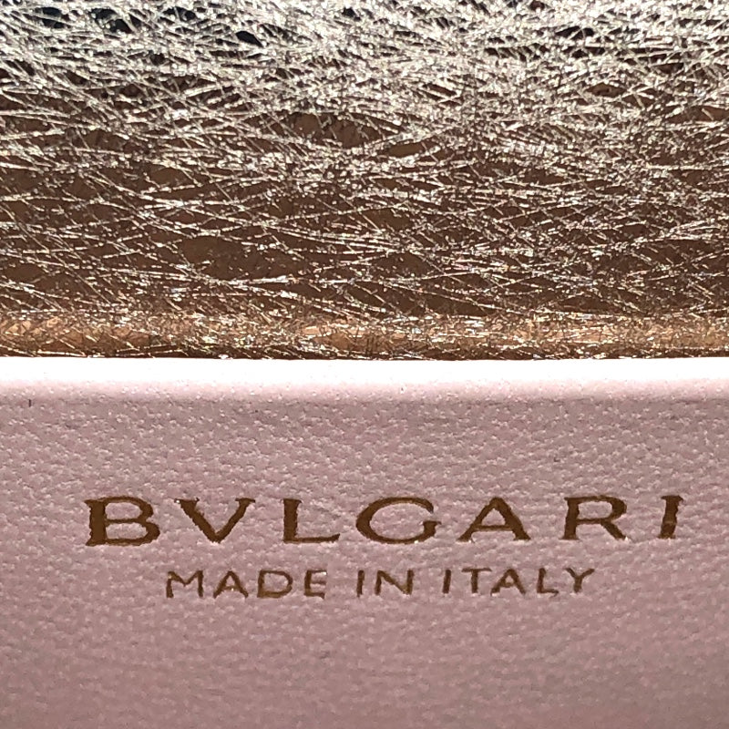 ブルガリ BVLGARI セルペンティフォーエバーマイクロバック 293455 ゴールド・ゴールド金具 レザー レザー レディース ショルダーバッグ