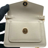 ブルガリ BVLGARI セルペンティフォーエバーマイクロバック 291764 ベージュ・ゴールド金具 レザー レザー レディース ショルダーバッグ