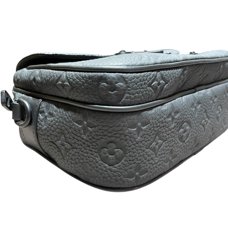 ルイ・ヴィトン　ブラック チェック柄 メッセンジャーバッグ LOUIS VUITTON 【新品同様】ルイヴィトン モノグラム Sロック