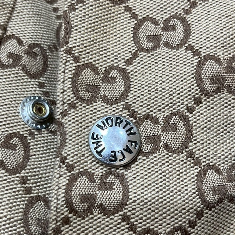 グッチ GUCCI ×THE NORTH FACE　GGロゴ　ダウンジャケット 670769 コットン メンズ ダウンジャケット