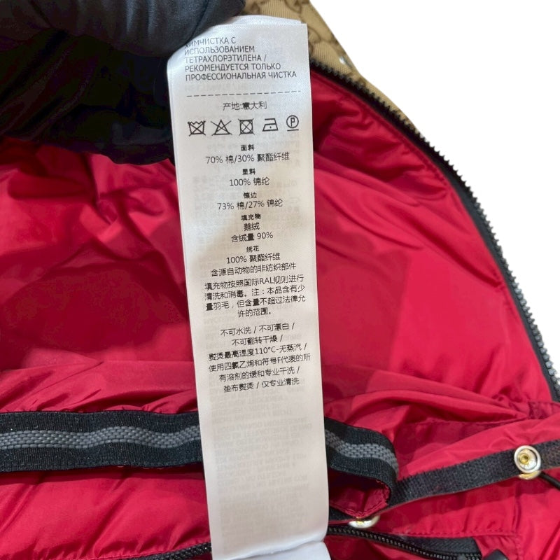 グッチ GUCCI ×THE NORTH FACE　GGロゴ　ダウンジャケット 670769 コットン メンズ ダウンジャケット