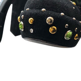 プラダ PRADA ストーン装飾ストラップヒールパンプス レディース パンプス
