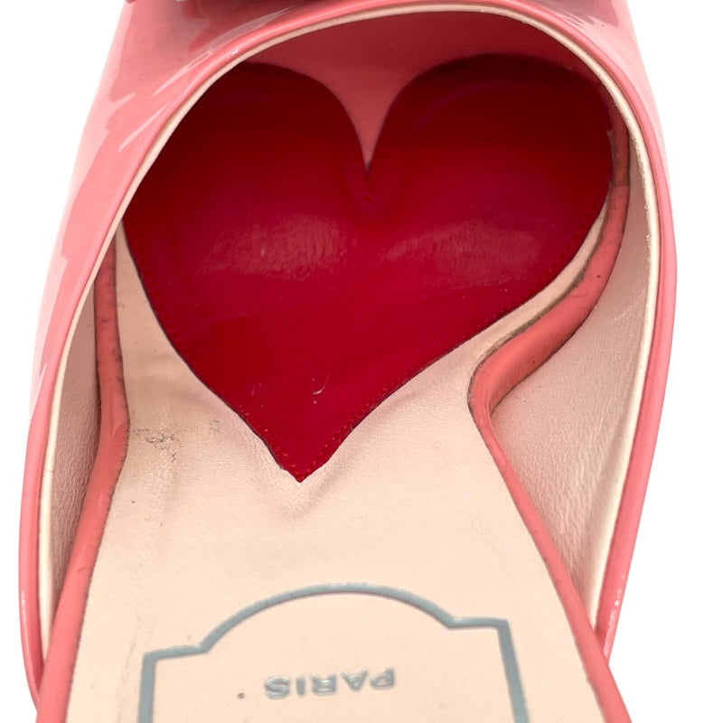 ロジェ ヴィヴィエ ROGER VIVIER バックルプラットフォームミュールサンダル ピンク レディース サンダル