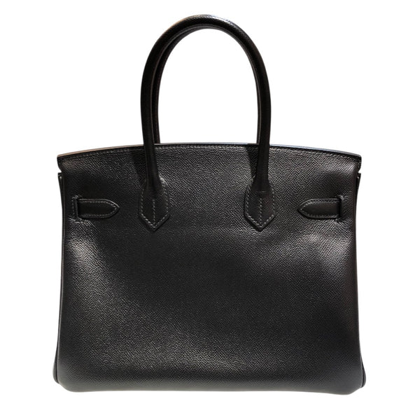エルメス HERMES バーキン30 D刻印 ブラック・ゴールド金具 ヴォーエプソン エプソン レディース ハンドバッグ