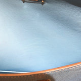 エルメス HERMES タイニーケリー □N刻 セレステ　シルバー金具 エプソン レディース ショルダーバッグ