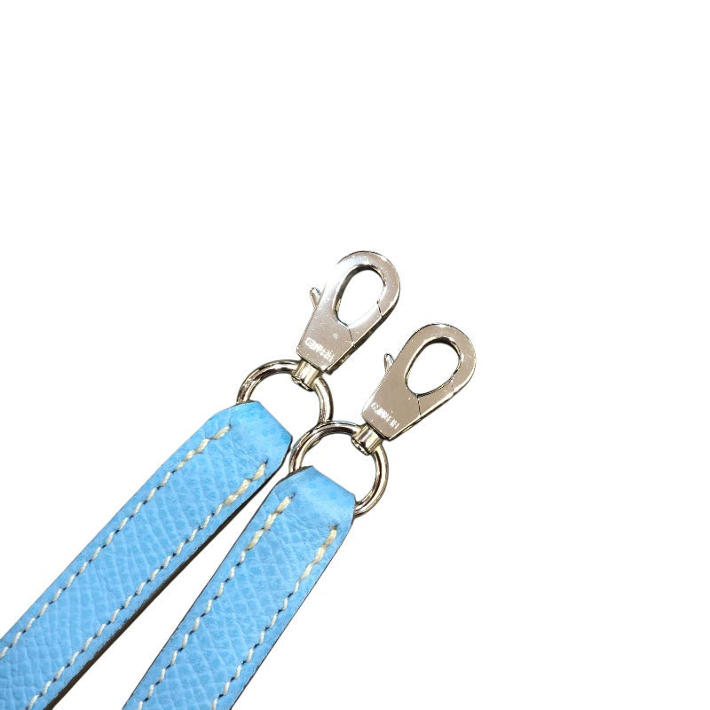 エルメス HERMES タイニーケリー □N刻 セレステ　シルバー金具 エプソン レディース ショルダーバッグ