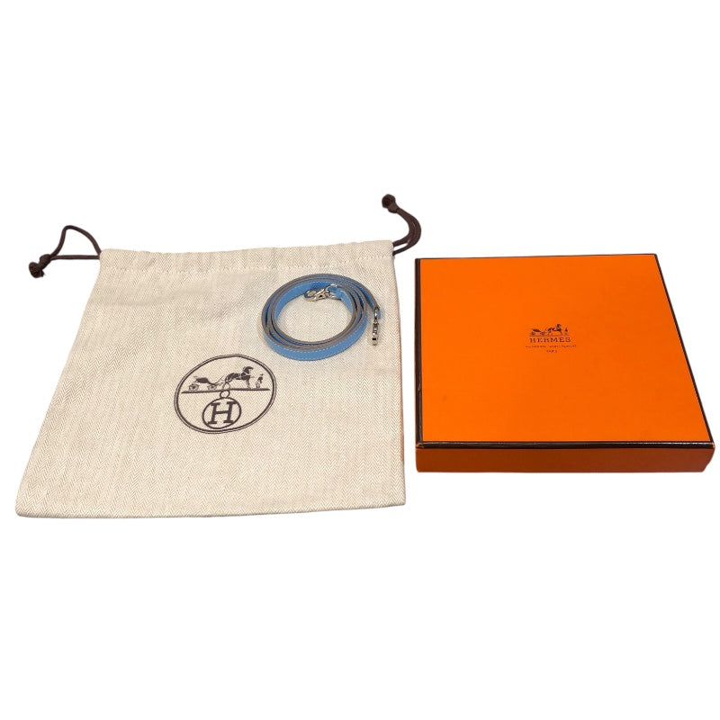 エルメス HERMES タイニーケリー □N刻 セレステ　シルバー金具 エプソン レディース ショルダーバッグ