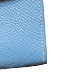 エルメス HERMES タイニーケリー □N刻 セレステ　シルバー金具 エプソン レディース ショルダーバッグ