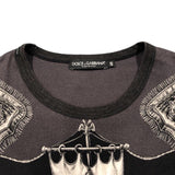 ドルチェ＆ガッバーナ Dolce & Gabbana 総柄プリントTシャツ G8HL0T コットン メンズ 半袖Ｔシャツ