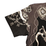 ドルチェ＆ガッバーナ Dolce & Gabbana 総柄プリントTシャツ G8HL0T コットン メンズ 半袖Ｔシャツ