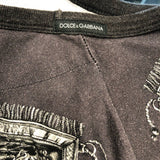 ドルチェ＆ガッバーナ Dolce & Gabbana 総柄プリントTシャツ G8HL0T コットン メンズ 半袖Ｔシャツ