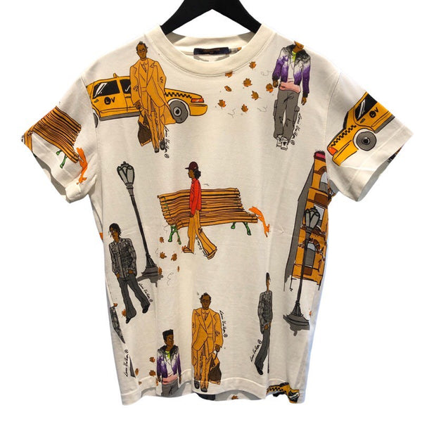 ルイ・ヴィトン LOUIS VUITTON 総柄プリントTシャツ HHY91W コットン メンズ 半袖Ｔシャツ