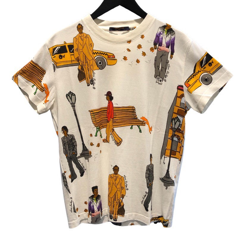 ルイ・ヴィトン LOUIS VUITTON 総柄プリントTシャツ HHY91W コットン メンズ 半袖Ｔシャツ